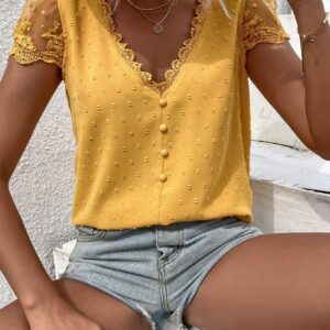 Blusa Renda Suiça S25