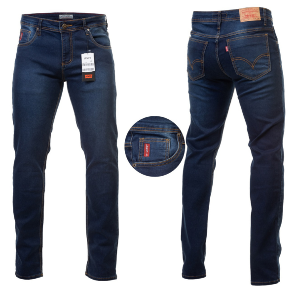 Calça Levis Masculina Jeans Slim Azul Escuro