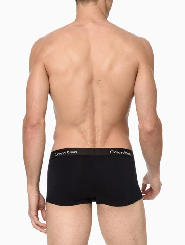 CUECA MASCULINA LOW RISE TRUNK COTTON 1996 CALVIN KLEIN UNDERWEAR PRETO - Image 4