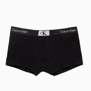 CUECA MASCULINA LOW RISE TRUNK COTTON 1996 CALVIN KLEIN UNDERWEAR PRETO