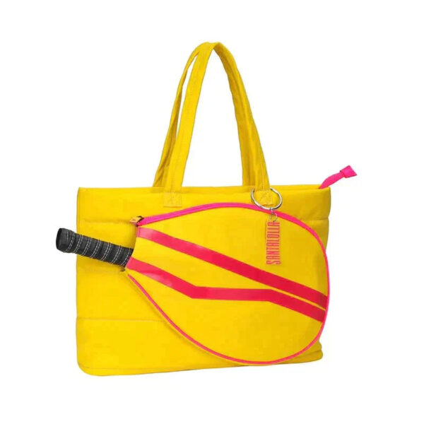 Bolsa Shopper Amarela Neon Beach Tênis - Image 2