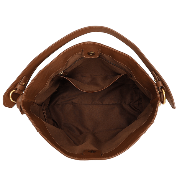 Bolsa Shopper  Couro Grande Alças - Linha Genuine Leather - Image 5