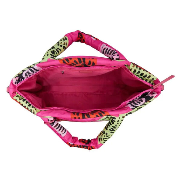 Bolsa Tote Rosa Neon Nylon Grande - Image 6