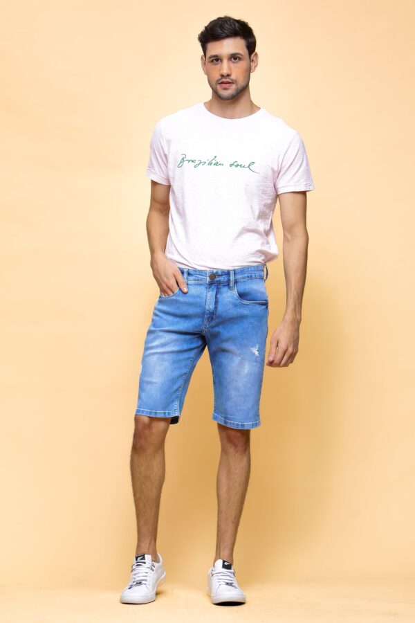 Bermuda Jeans Masculina Slim - Image 7