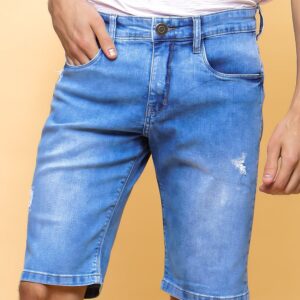 Bermuda Jeans Masculina Slim