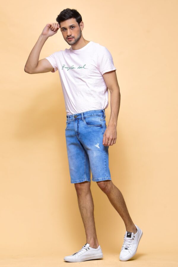 Bermuda Jeans Masculina Slim - Image 8