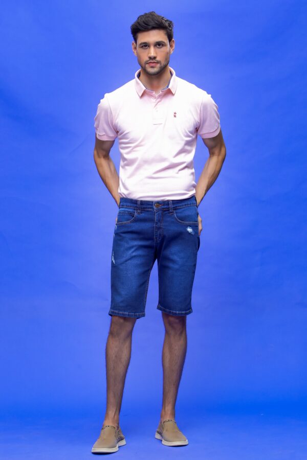 Bermuda Jeans Slim Masculina - Image 5