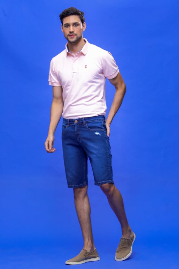 Bermuda Jeans Slim Masculina - Image 3