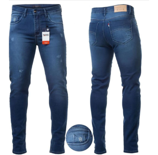 Calça Tommy Hilfiger Masculina Jeans Slim Azul