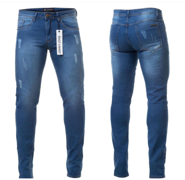 Calça John John Masculina Jeans Skinny Azul Claro