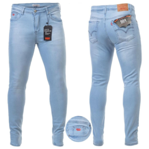 Calça Levis Masculina Jeans Skinny Azul Claro