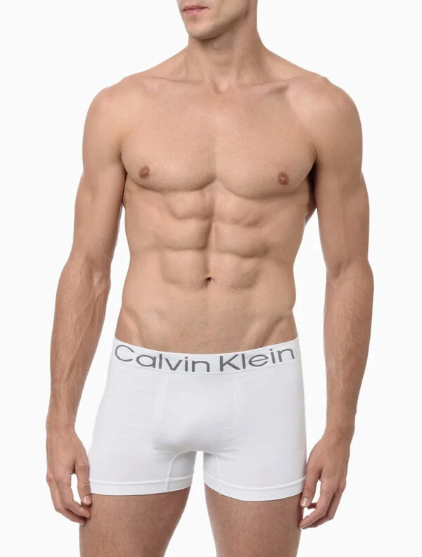 CUECA TRUNK SEM COSTURA CALVIN KLEIN UNDERWEAR BRANCO - Image 2