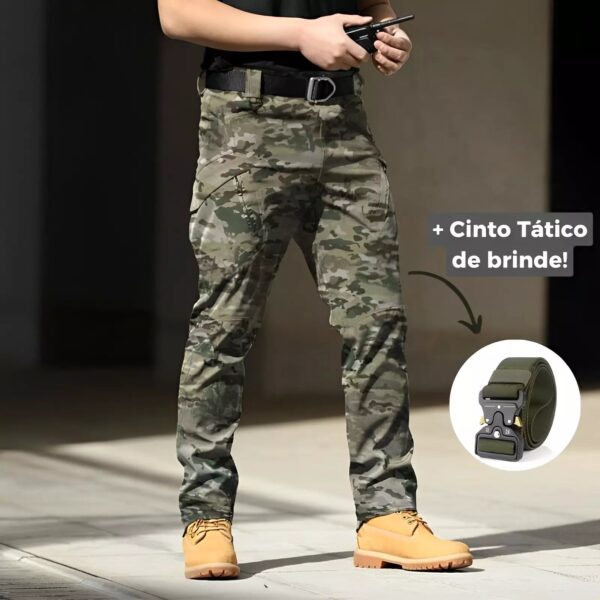 Calça Military Tactical® Ultra Resistente e Impermeável + Cinto de BRINDE [QUEIMA DE ESTOQUE] - Image 7