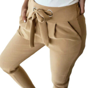 Calça Feminina Cigarrete Com Laço