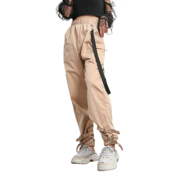 Calça Feminina Jogger Com Suspensório