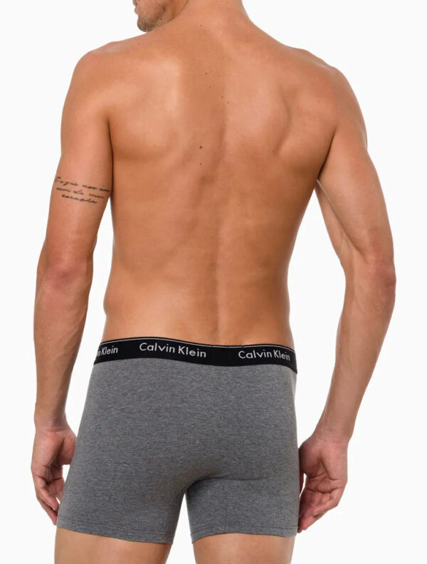 UNDERWEAR BOXER BÁSICA ELÁSTICO COM LOGO CUECA CALVIN KLEIN PRETO - Image 4