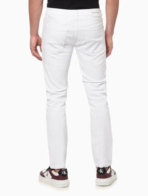 CALÇA EM SARJA MASCULINA SKINNY CALVIN KLEIN JEANS BRANCO - Image 2