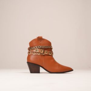 Bota Western Selena Cano Curto - MARROM