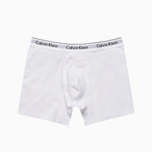 UNDERWEAR BOXER BÁSICA ELÁSTICO COM LOGO CUECA CALVIN KLEIN BRANCO