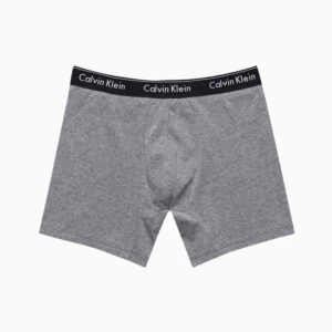 UNDERWEAR BOXER BÁSICA ELÁSTICO COM LOGO CUECA CALVIN KLEIN GRAFITE