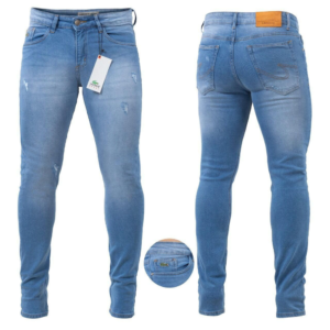 Calça Lacost Masculina Jeans Skinny Azul Claro