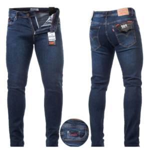 Calça Levi Masculina Jeans Skinny Azul Escuro