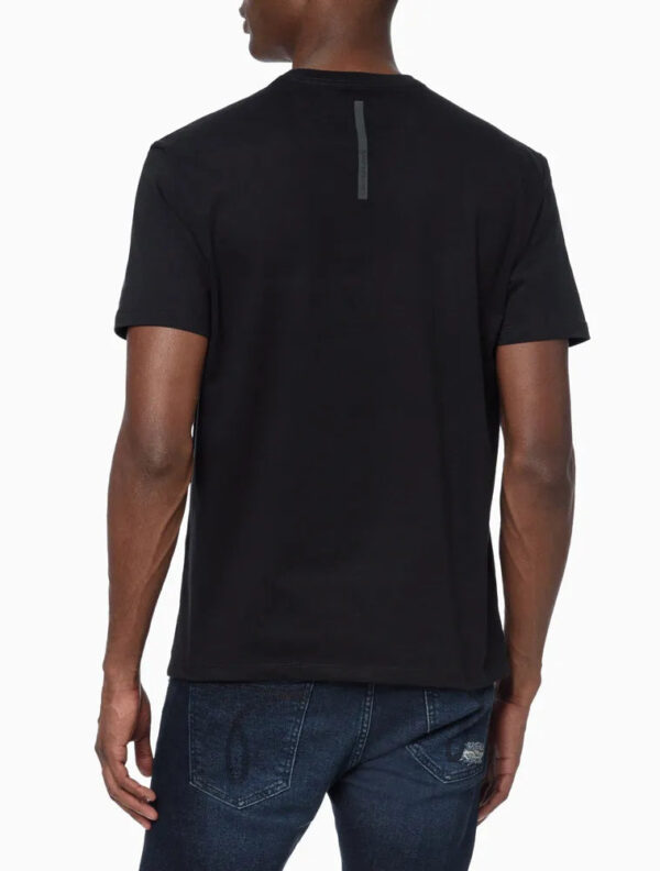 CAMISETA MASCULINA DE ALGODÃO ESTAMPA LOGO CENTRALIZADO CALVIN KLEIN JEANS PRETO - Image 3