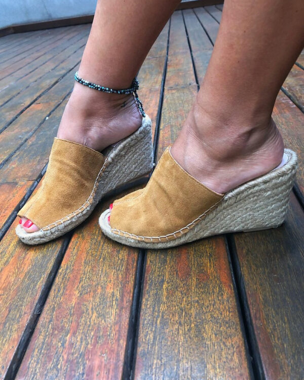 ESPADRILLE ANABELA GRANO - CARAMELO - Image 2