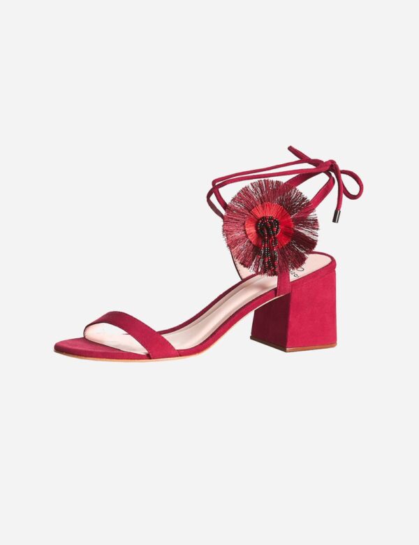 POPPY BLOCK SANDAL - FUCSIA