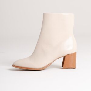 Bota Bianca Bicolor - Off-white e Bege