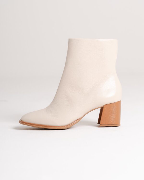 Bota Bianca Bicolor - Off-white e Bege