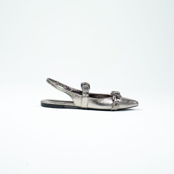 Slingback Louise  - Prata - Image 3