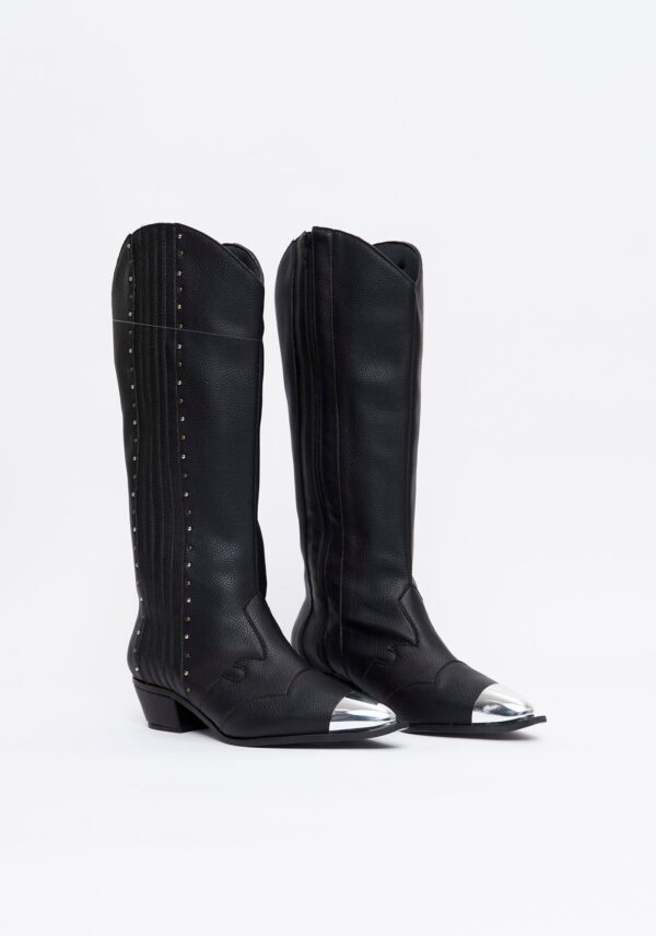 Bota Cano Alto Western - PRETO - Image 2