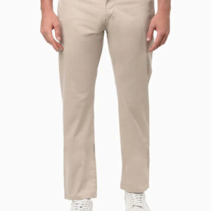 CALÇA MASCULINA DE CHINO RETA ESSENTIAL CALVIN KLEIN CÁQUI