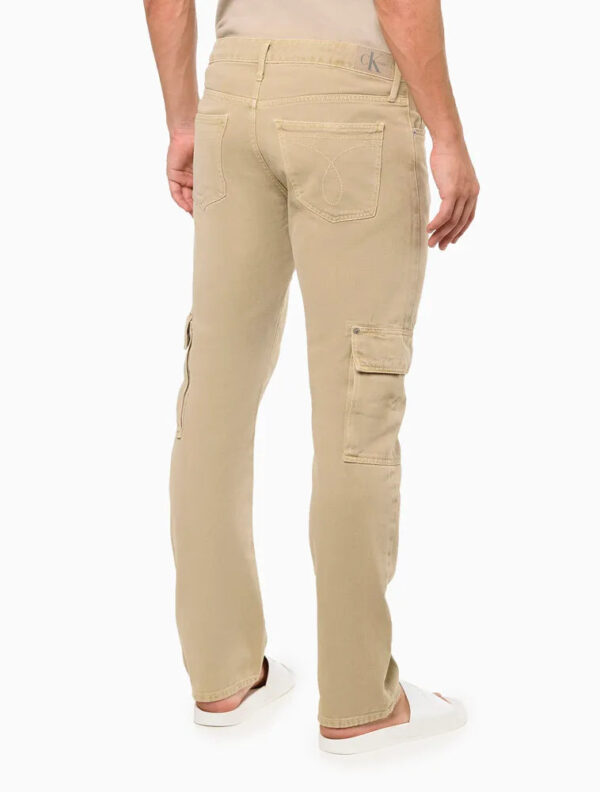 CALÇA MASCULINA COLOR STRAIGHT CARGO CALVIN KLEIN JEANS CAQUI CLARO - Image 3