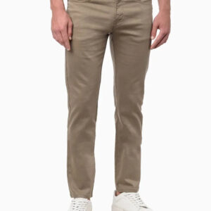 CALÇA MASCULINA 5 POCKETS LISA CALVIN KLEIN CAQUI MEDIO