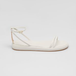 Sandália Flatform Sola Arredondada - Off-white