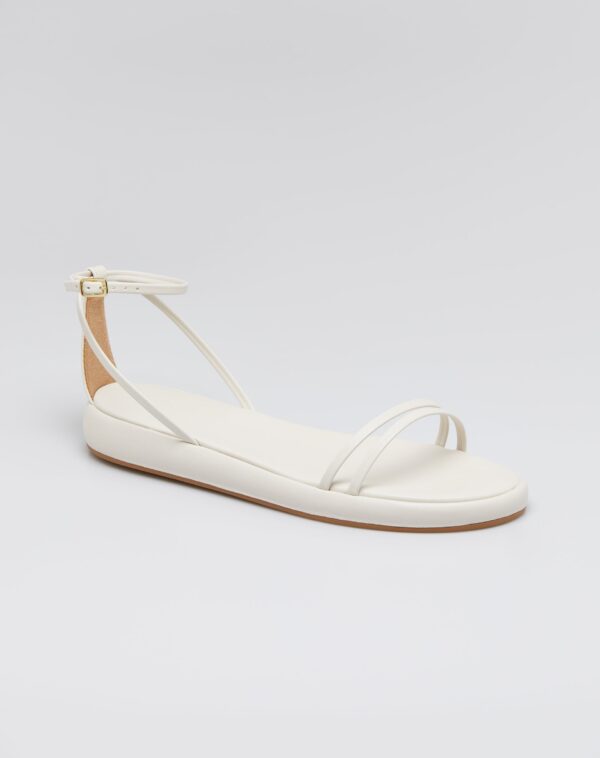 Sandália Flatform Sola Arredondada - Off-white - Image 3