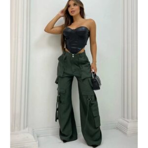 Calça Cargo Feminina Zirta