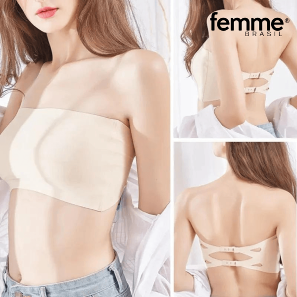 Sutiã Femme Comfort™ Slim - Tamanho Único Ajustável e Bojo Removível - COMPRE 1 E LEVE 3 - Image 8